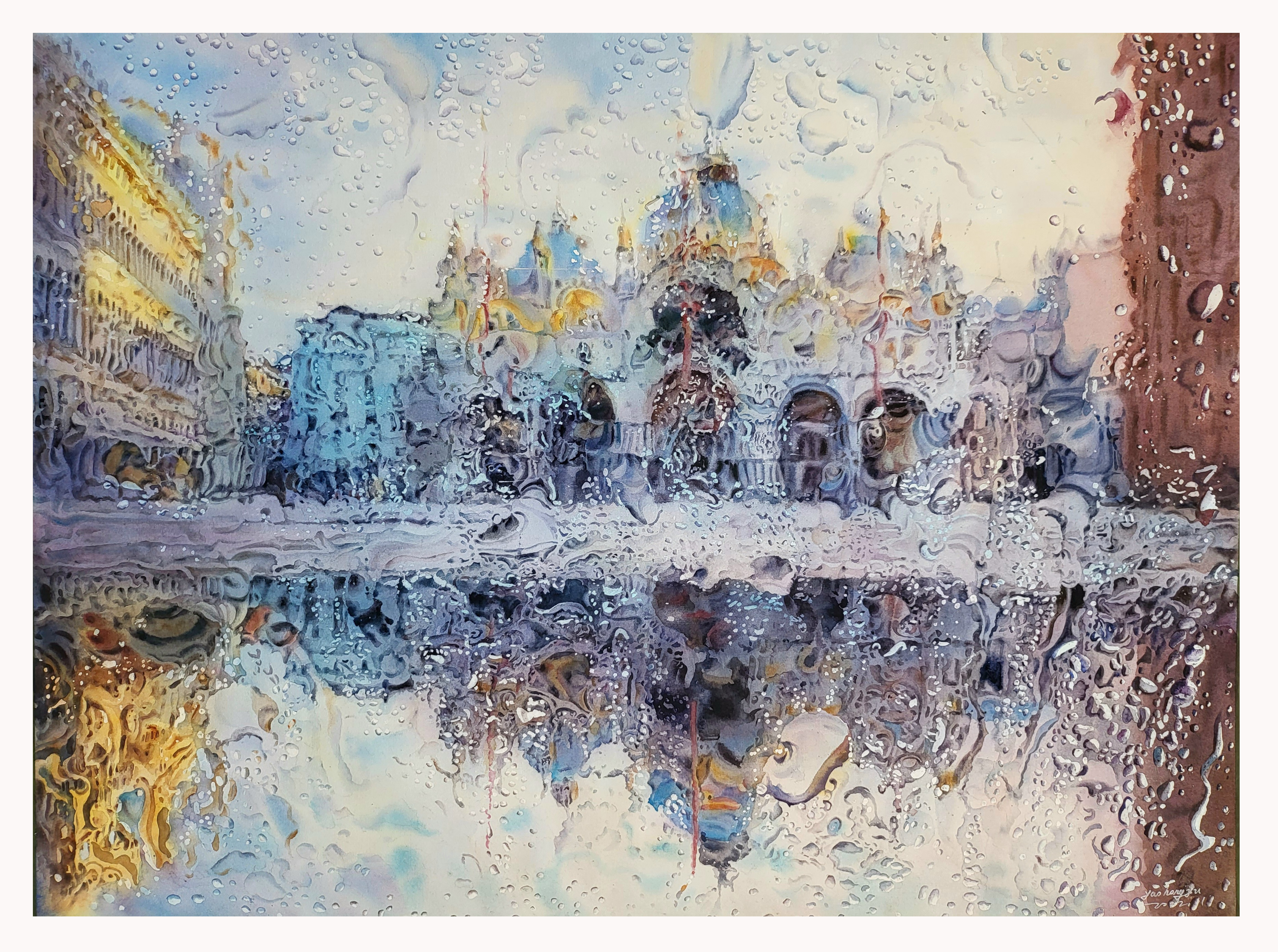 St. Mark's Basilica in the rain---First Prize