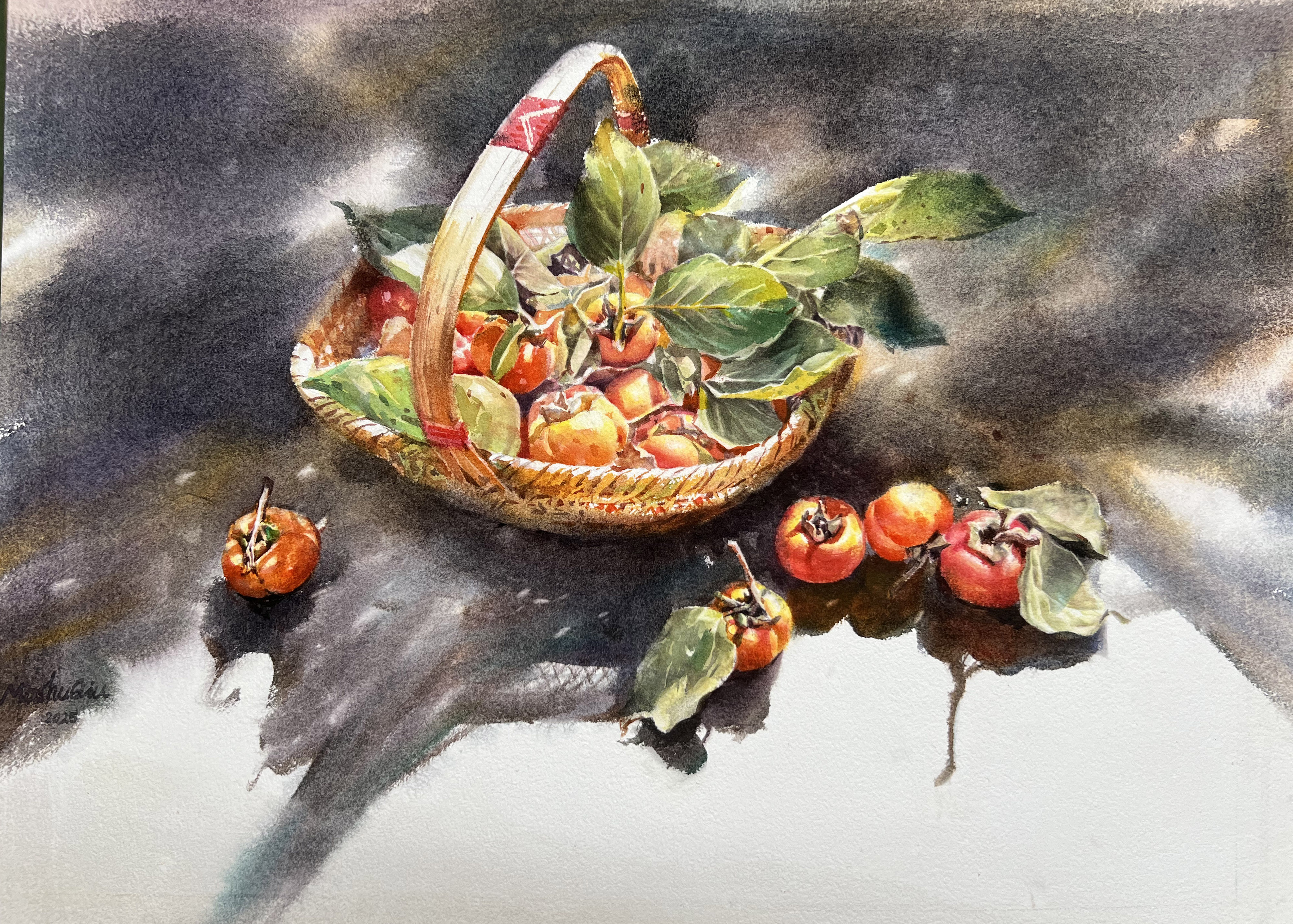  Persimmons of Wishes Fulfilled -Second Prize